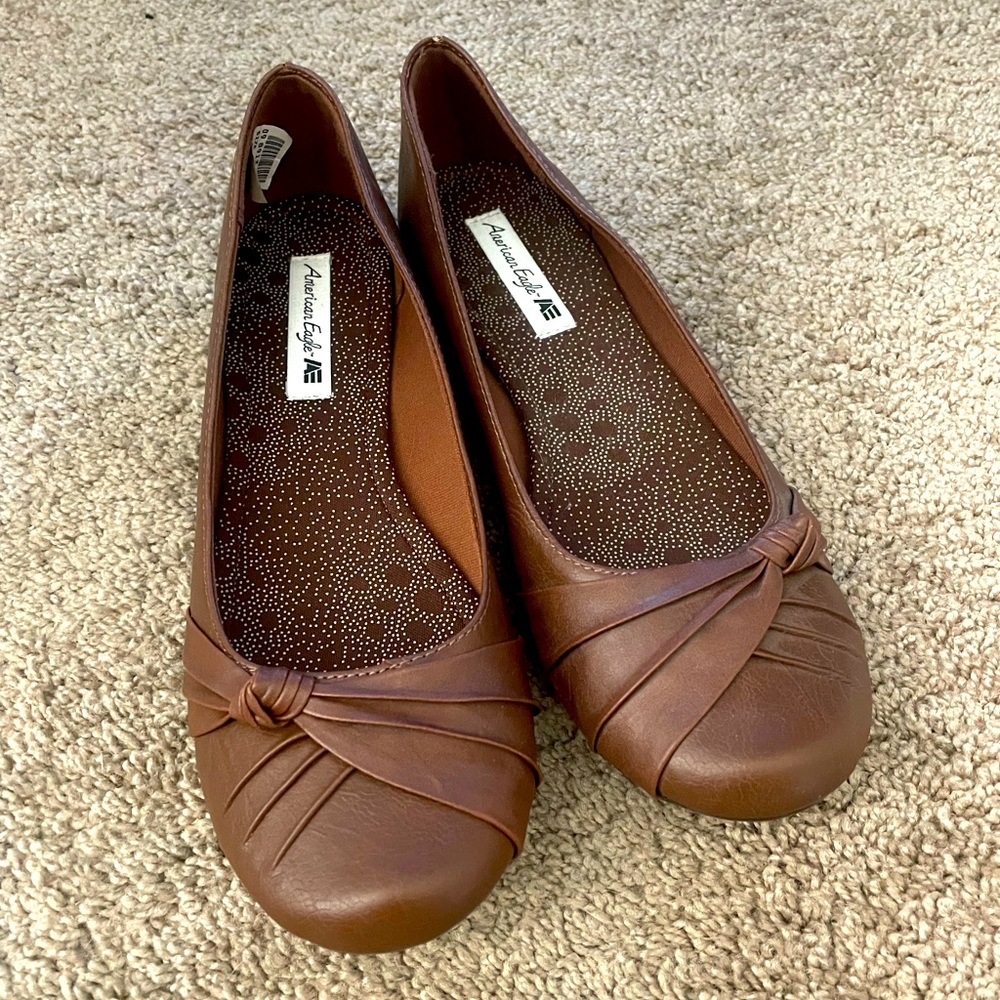 Brand New American Eagle Brown Flats